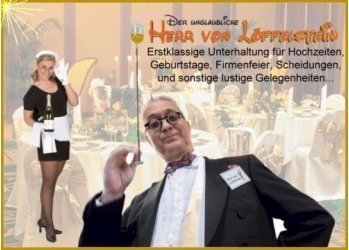 Herr von Löffelstein Hochzeits-Dinner Comedy Show in Frankfurt
